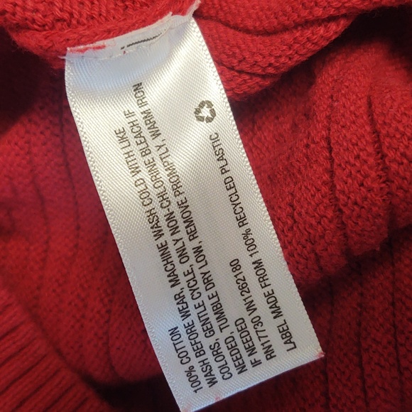 *SOLD* EUC Cat & Jack Boys Red Sweater Size 8/10 - Picture 5 of 5